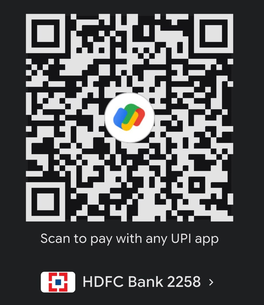 UPI QR code to pay Pause Living